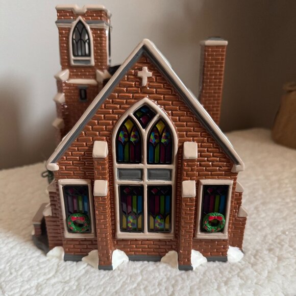New Hope Church - Original Snow Village - Dept. 56 - Picture 3 of 11